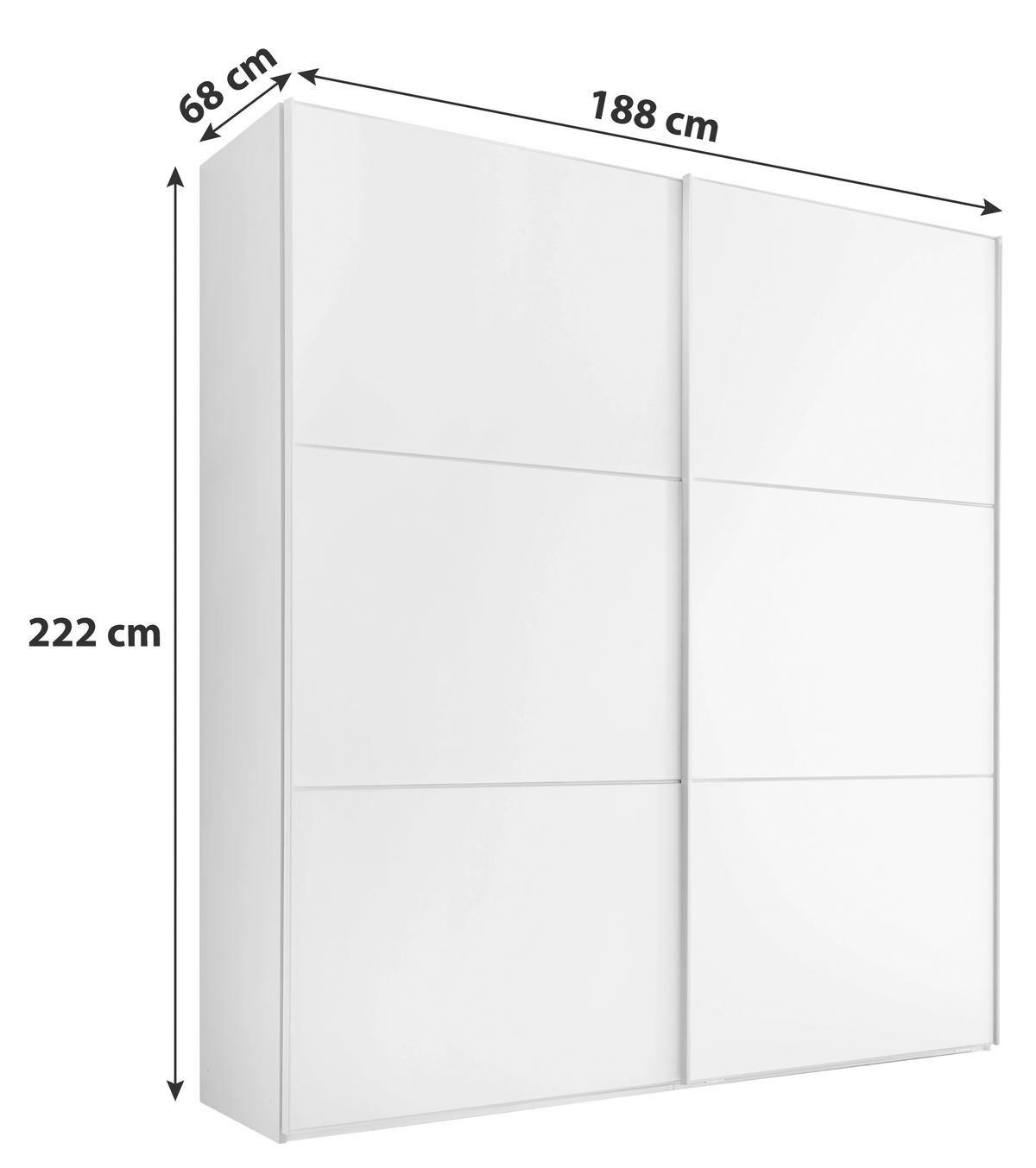 Ormar S Kliznim Vratima Includo - siva/boje aluminija, Moderno, drvni materijal (188/222/68cm) - Premium Living