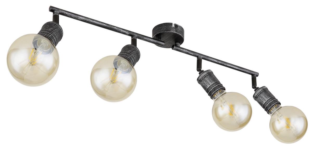 Strahler 54038-4 in Nickelfarben max. 40 Watt - Nickelfarben, Basics, Metall (60/8/11cm) - Globo