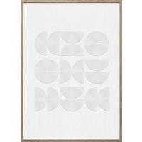 Keilrahmenbild Mike in Weiß ca. 50x70x2,2cm - Weiß/Naturfarben, MODERN, Papier/Holzwerkstoff (50/70/2,2cm) - Mömax