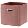 Faltbox Bobby ca. 34l - Rotbraun, Modern, Karton/Textil (33/32/33cm) - Premium Living