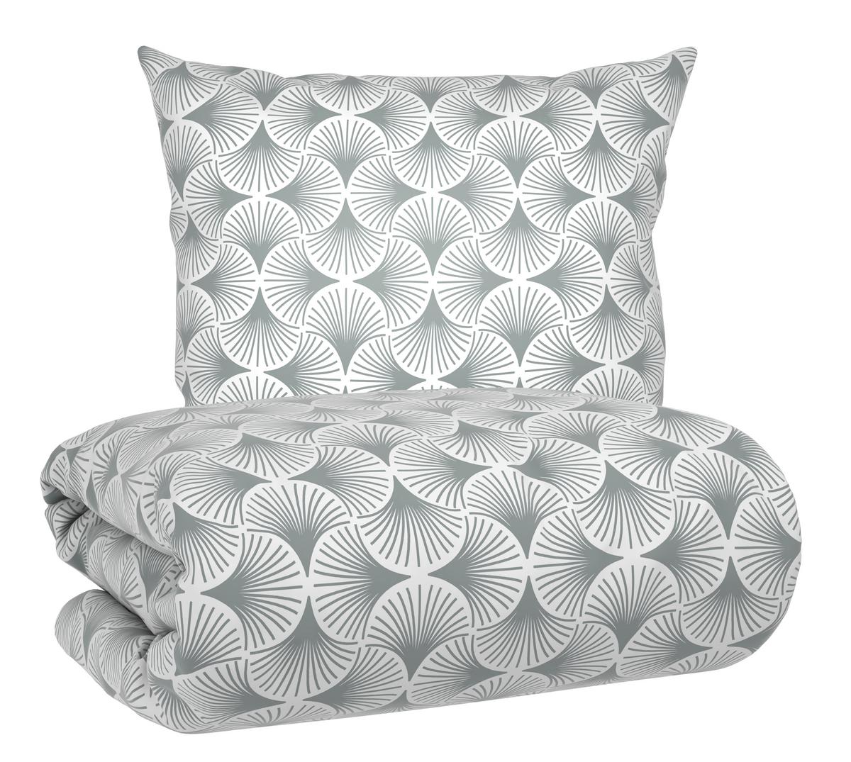 Bettwäsche Silva Silberfarben ca. 135x200cm - Silberfarben, KONVENTIONELL, Textil (135/200cm) - Mömax