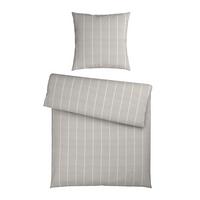 Bettwäsche Tyline Hellgrau ca. 135x200cm - Hellgrau, Textil (135/200cm) - Mömax