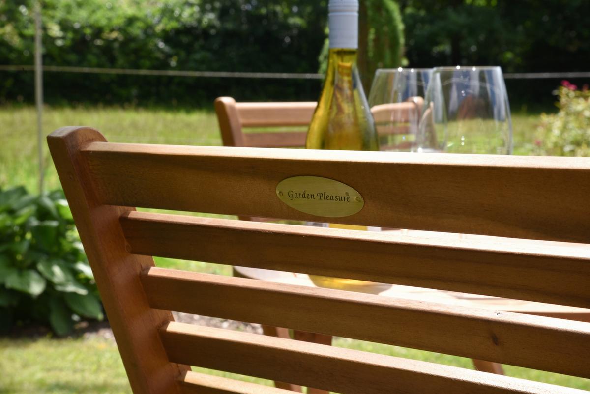 Balkonset Ibarra Teak 3-tlg. - Braun, Basics, Holz - Gardenson