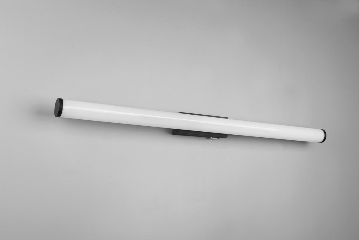 LED-Wandleuchte Mattimo in Schwarz/Weiß max. 8,6 Watt - Schwarz/Weiß, Basics, Kunststoff/Metall (80/5,5cm) - Trio Leuchten