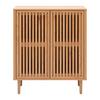 BYRÅ BARCELONA -EXKLUSIV- - guldfärgad/naturfärgad, Lifestyle, metall/papper (76/90/35cm) - Mömax