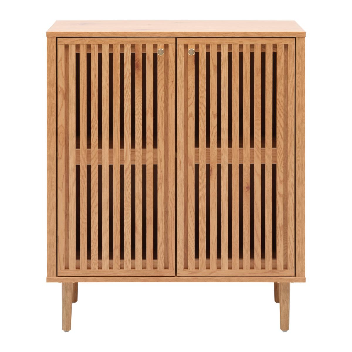Kommode Barcelona in Naturfarben - Goldfarben/Naturfarben, Lifestyle, Holzwerkstoff/Papier (76/90/35cm) - Mömax
