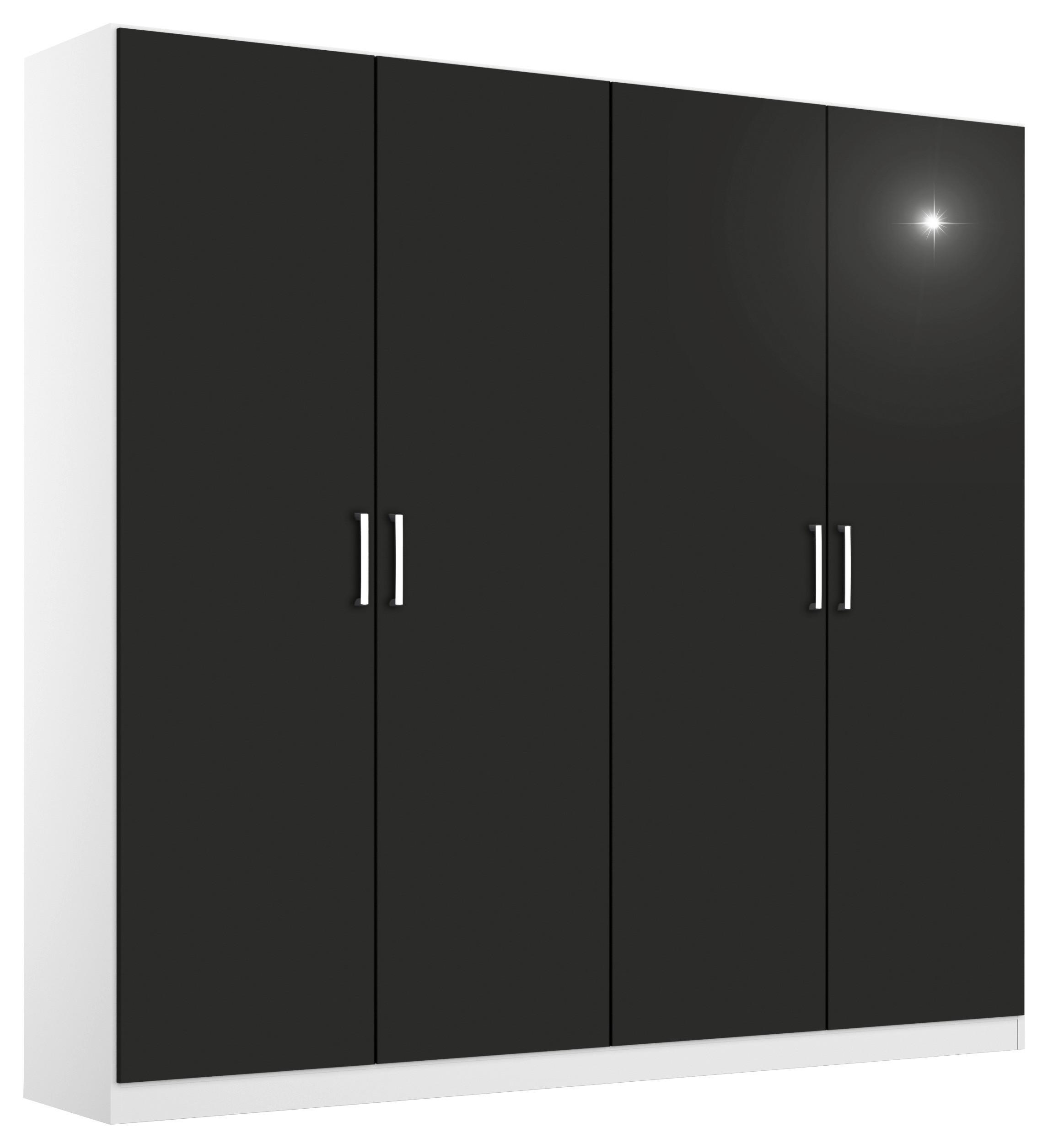 Ormar S Klasičnim Vratima Berlin - bijela/siva, Moderno, drvni materijal/plastika (181/197/54cm) - Modern Living