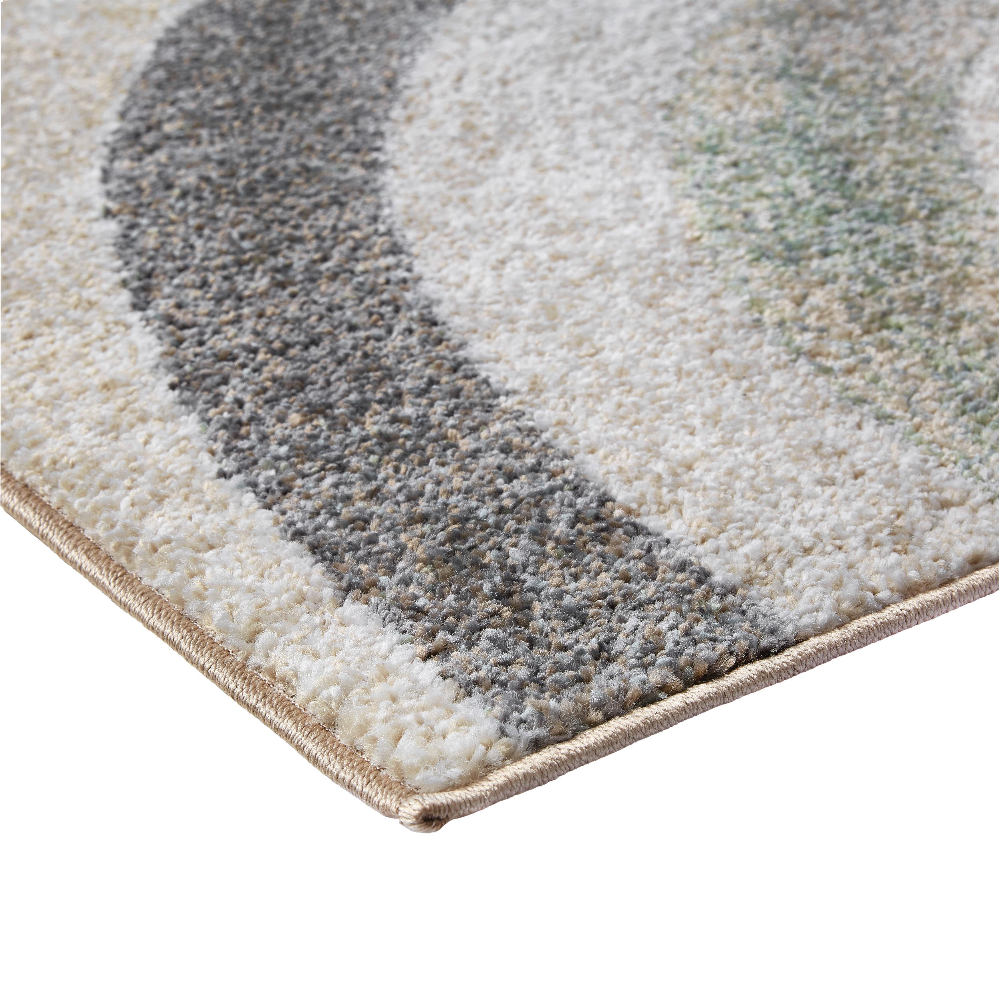 VÄVD MATTA RIVO-FLOW - beige/grön, Klassisk, textil (120/170cm) - Mömax