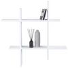 Wandregal in Weiß - Weiß, MODERN, Holzwerkstoff (80/80/15cm) - Mömax