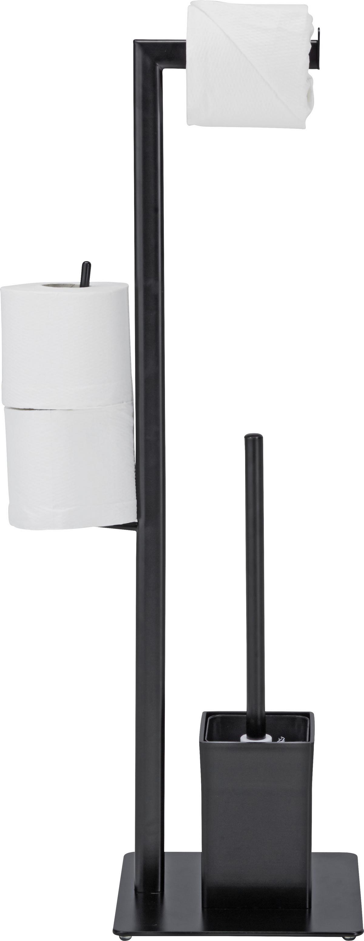 WC-Bürstenkombination Gregotti 2 in Schwarz - Schwarz, Modern, Kunststoff/Metall (20/71/20cm) - Mömax