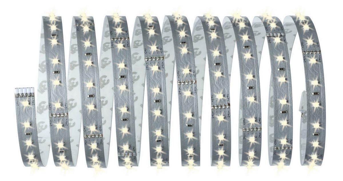 LED-Strip 70579 in Silberfarben max. 20 Watt - Silberfarben, Basics, Kunststoff (0,3cm) - Paulmann