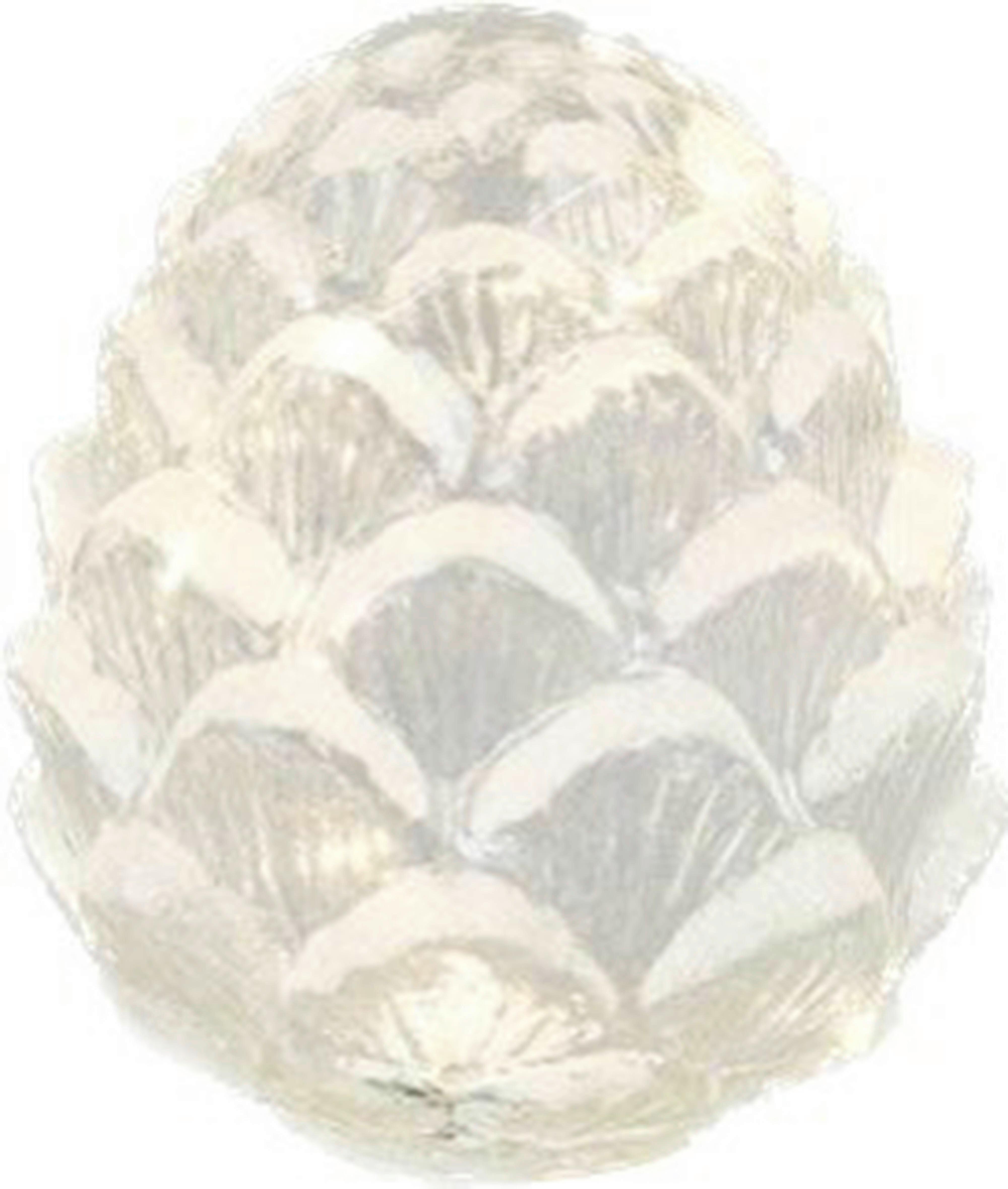 SZYSZKA JODŁY DH1723602 - biały wysoki połysk, Lifestyle, szkło (17/19cm) - X-Mas