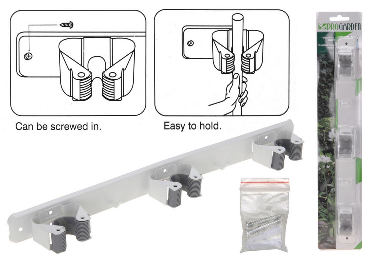 Fali Eszköztartó Rack - műanyag (8/5/43cm)