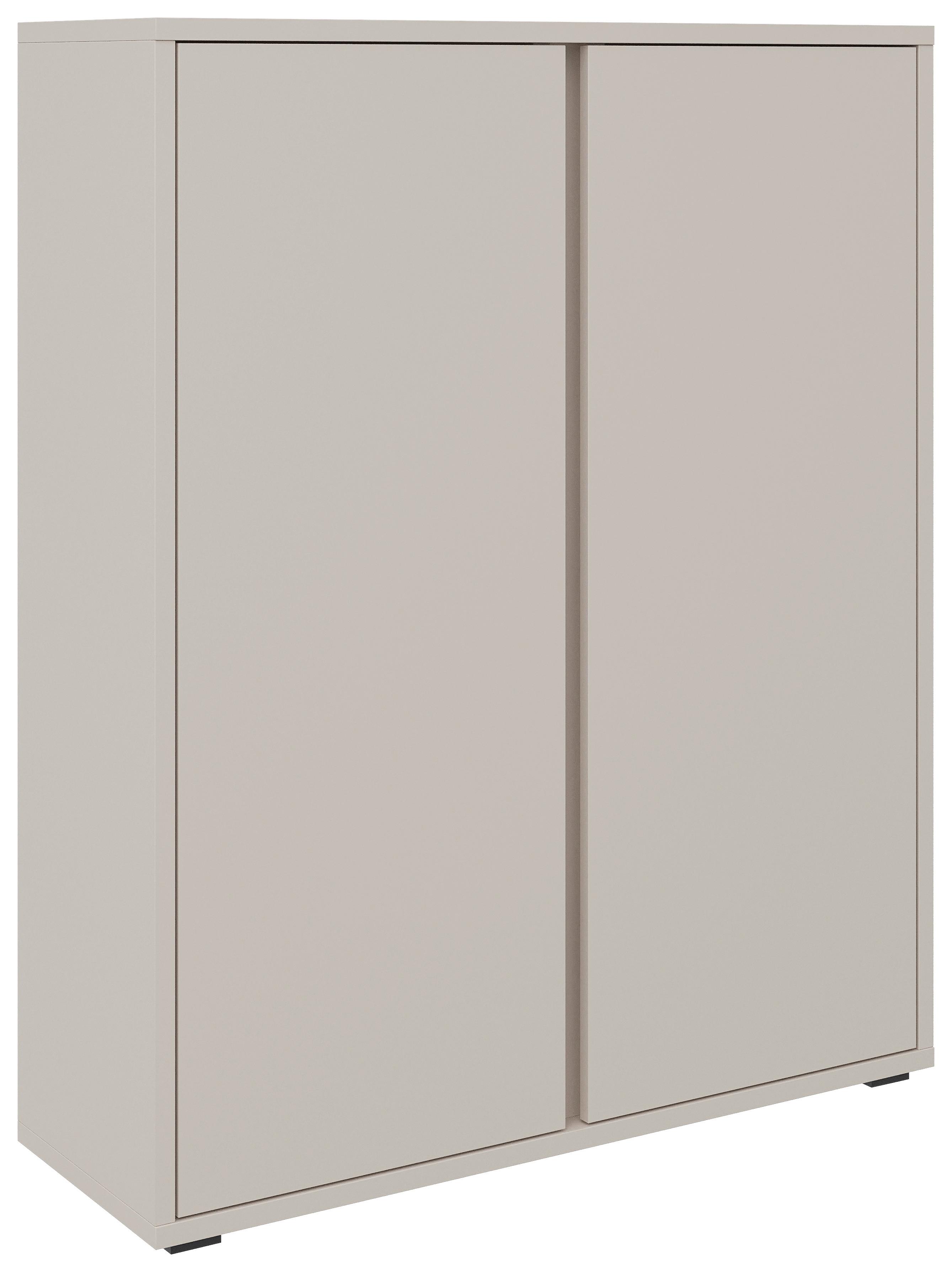 SZAFKA NA BUTY LIV - antracytowy/kaszmir, Konventionell, materiał drewnopochodny/tworzywo sztuczne (97,5/120/34cm) - Xora