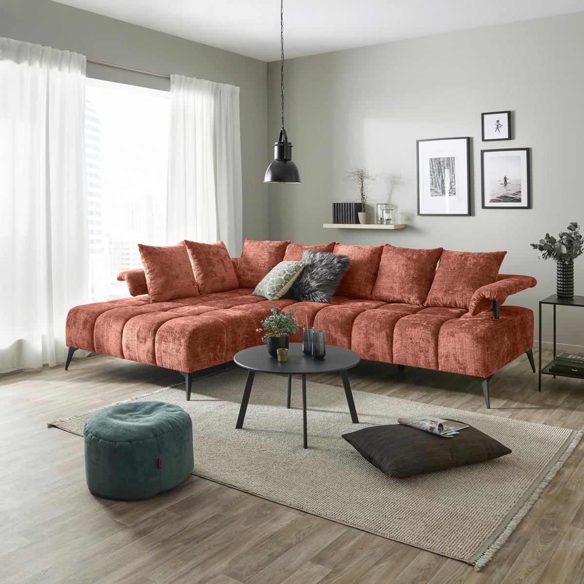 Coltar VANESSA NEW - ruginiu, Modern, textil (200/297cm) - Modern Living