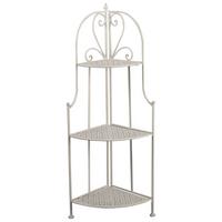 Regal Nadim 2, Bela - bela, Moderno, kovina (34/120/47cm)