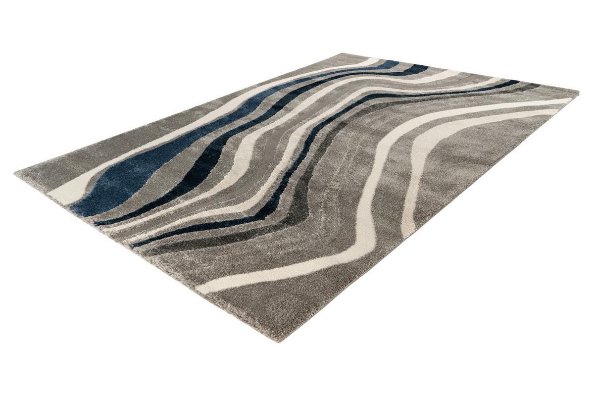 FLACHWEBETEPPICH MY FRISCO 283 - Blau, Basics, Textil (120/170cm)