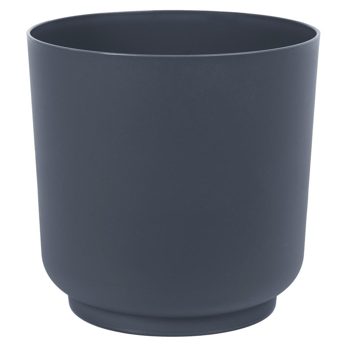 Kaspó Siena Eco 15 - antracit, Konventionell, műanyag (15/14,9cm) - Mömax
