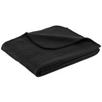 Pătură fleece Bea, cca. 130x160cm - negru, textil (130/160cm) - Best Price