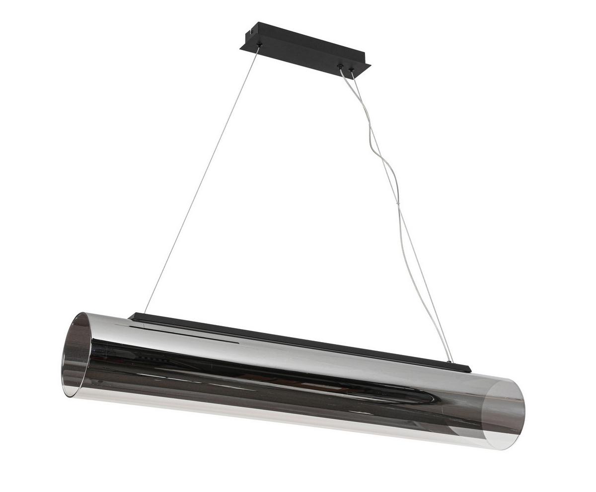 LAMPA WISZĄCA LED LUMOS - czarny/kolor chromowy, Design, tworzywo sztuczne/metal (100/16/169,5cm) - Dieter Knoll