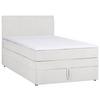 PAT BOXSPRING WICKIE - gri deschis, Konventionell, lemn/metal (90/200cm)