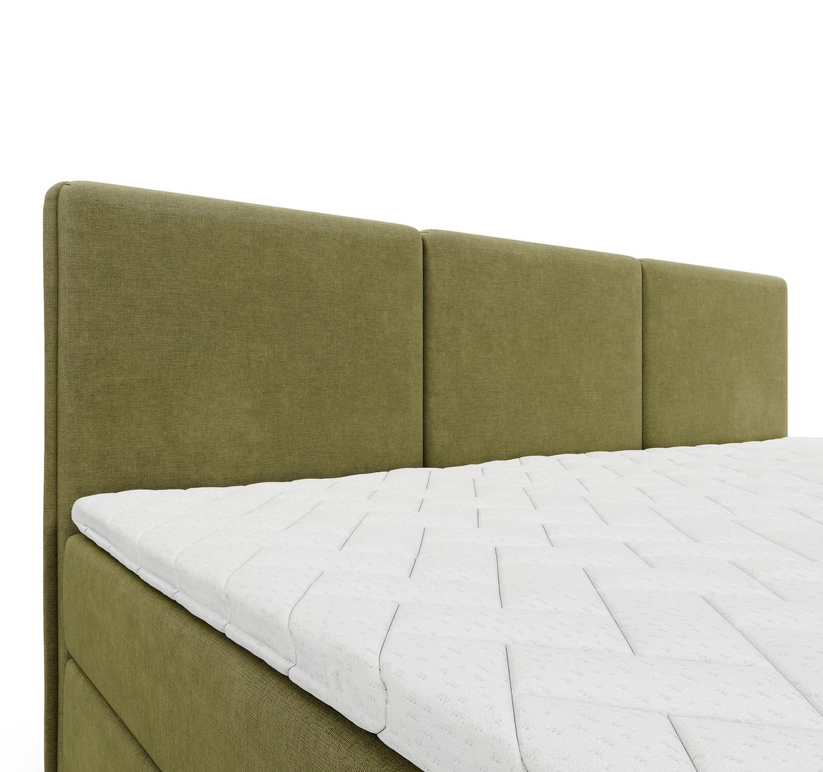 Familienbett Domino Combo Grün ca.240x200cm - Schwarz/Grün, MODERN, Holz/Holzwerkstoff (240/200cm) - MID.YOU