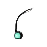 Led-schreibtischleuchte Nihat 1 Max. 6 Watt - Transparent/Schwarz, Modern, Kunststoff/Metall (30/13,5/53cm) - Mömax