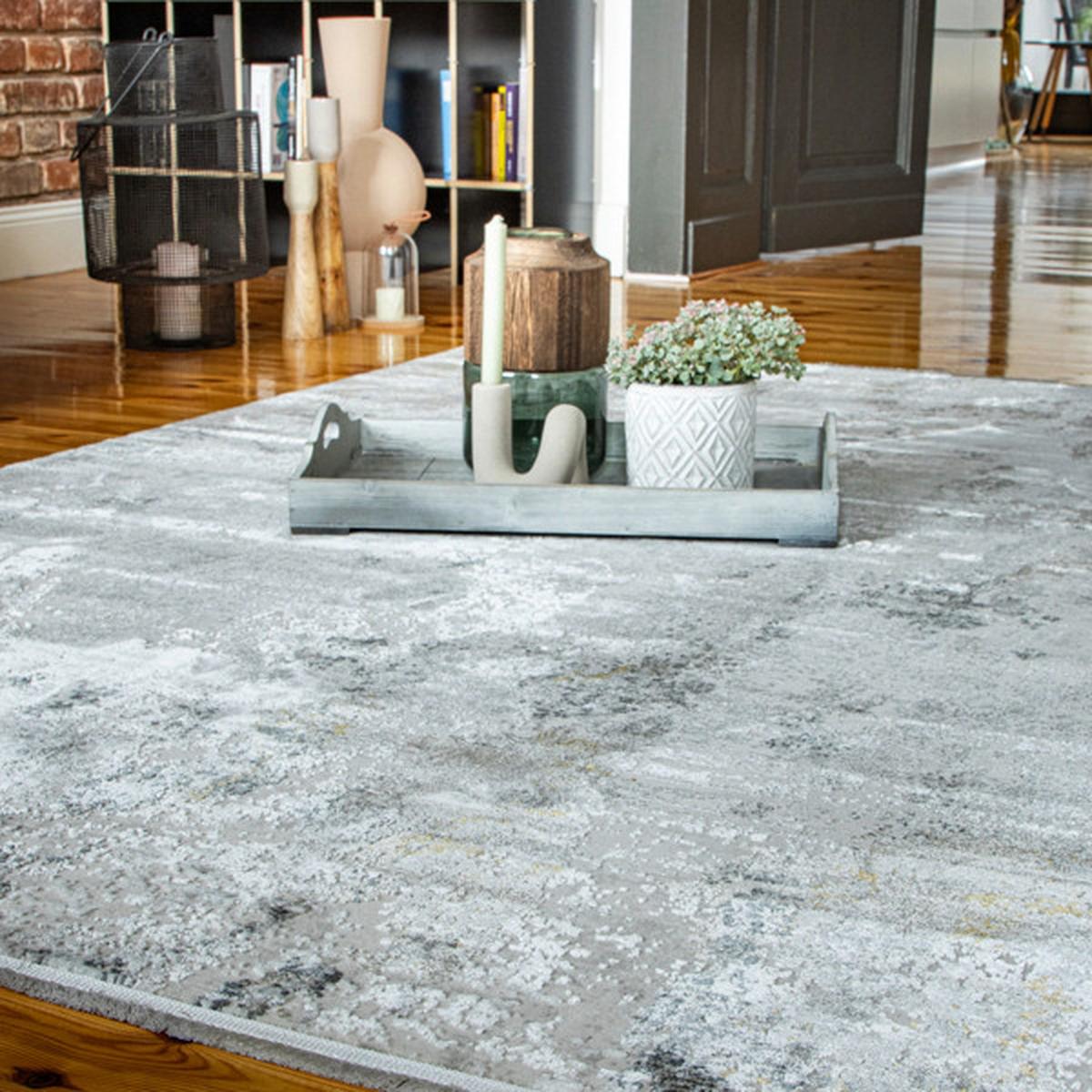 VINTAGE-TEPPICH MY NOBLESSE 805 - Grau, Basics, Textil (120/170cm)