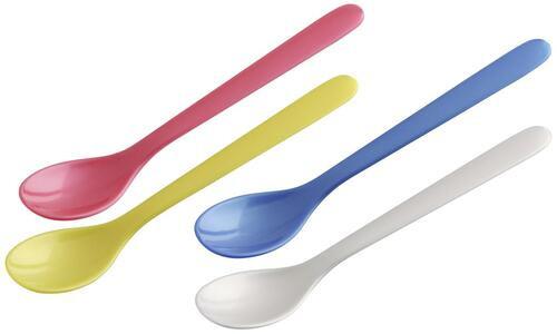 Eierlöffel Egg in diversen Farben - Blau/Pink, KONVENTIONELL, Kunststoff (14cm)