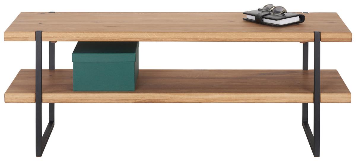 SIEDZISKO DO PRZEDPOKOJU STUDIOLINE - kolor dębowy, Natur, metal/drewno (120/45/40cm) - Linea Natura