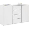 Sideboard Weiß - Alufarben/Weiß, MODERN, Holzwerkstoff/Kunststoff (150/95/43cm) - Mömax modern living Sideboard Weiß - Alufarben/Weiß, MODERN, Holzwerkstoff/Kunststoff (150/95/43cm) - Mömax modern living
