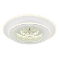 Led Stropna Svjetiljka Boja Kroma - bijela/prozirno, Konvencionalno, metal/plastika (46/6,5cm) - Globo