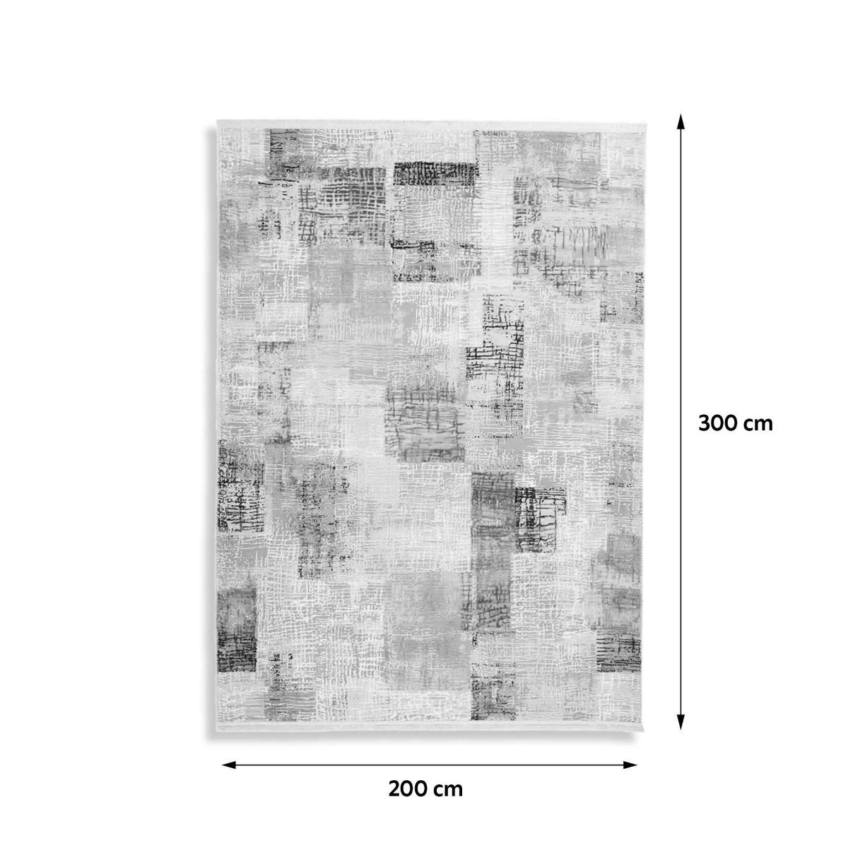 Vintage-teppich 8loee-200-300 - Rosa/Grau, Design, Textil (200/300cm) - Kayoom