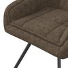 STOL MED ARMSTÖD BILLY - brun/svart, Modern, metall/trä (64/87/64cm) - Bessagi Home