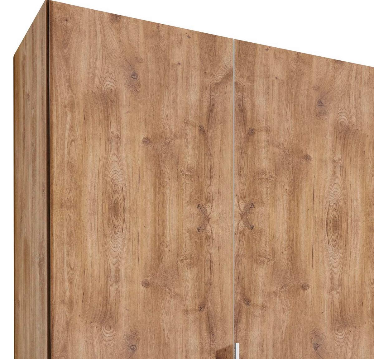 Ormar S Klasičnim Vratima Level 36a - boje hrasta/boje kroma, Moderno, drvni materijal/metal (300/216/58cm) - Modern Living