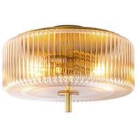 LAMPA SUFITOWA VALENTINA - kolor bursztynowy, Trend, metal/szkło (30/18cm) - Collett's Monde