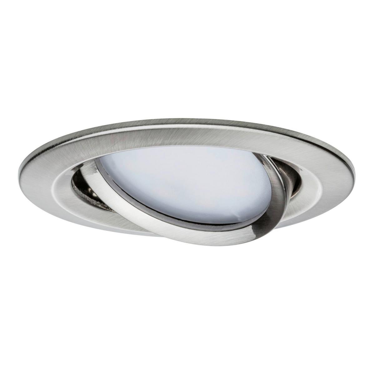 LED-Deckenleuchte Nova in Alufarben max. 6,5 Watt - Alufarben, Basics, Metall (8,4cm) - Paulmann
