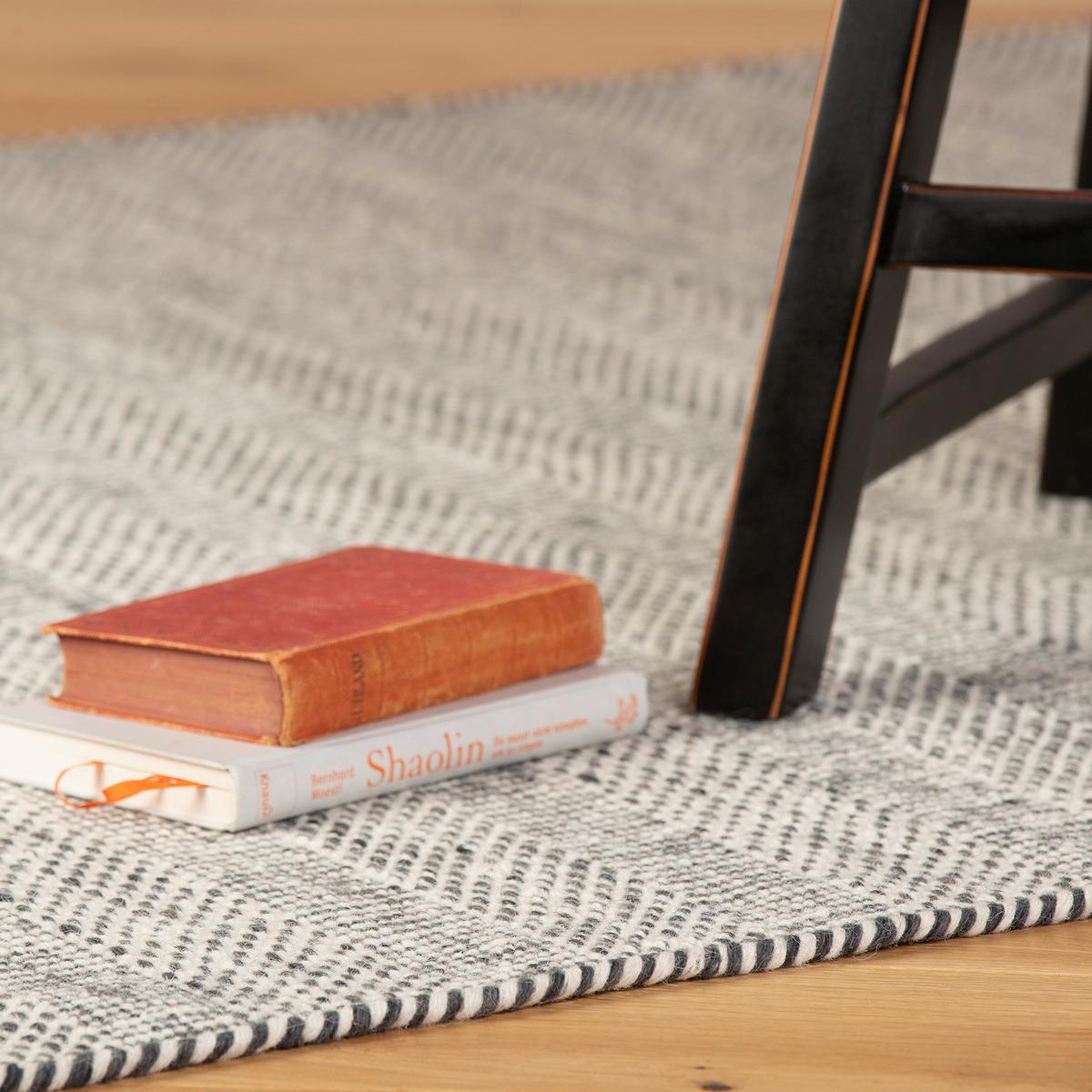 Flachwebeteppich My Jaipur - Silberfarben, Natur, Textil (120/170cm)