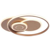 Led Mennyezeti Lámpa Marlin - cappuccino, Modern, műanyag/fém (50/42/5,5cm) - Premium Living