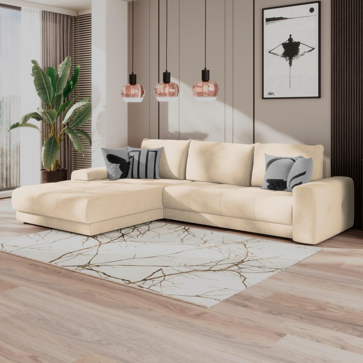 COLțAR ADRIA - bej, Trend, textil (213/308cm) - Luca Bessoni