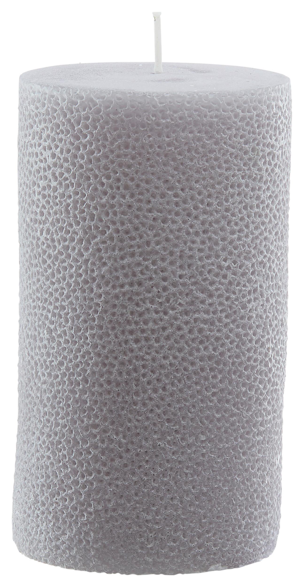 Lumânare coloană Dots - albastru deschis/roz deschis (8/14cm) - Premium Living