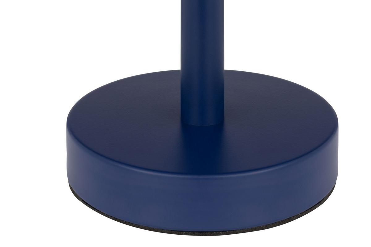 LAMPA STOŁOWA SANTA CLARITA *SBN* - kolor naturalny/niebieski, Konventionell, metal/drewno (20/38cm) - Novel