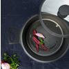 GRYTA BLACK LINE - klar/svart, Klassisk, metall/glas (24/11,4cm) - Gourmesto