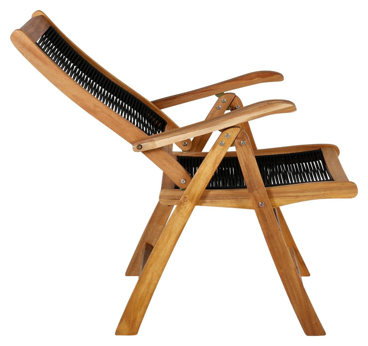 Gartenstuhl 2er-Set Peter ca. 57x104x68 cm Akazie massiv - KONVENTIONELL, Holz (57/104/68cm) - Gardenson
