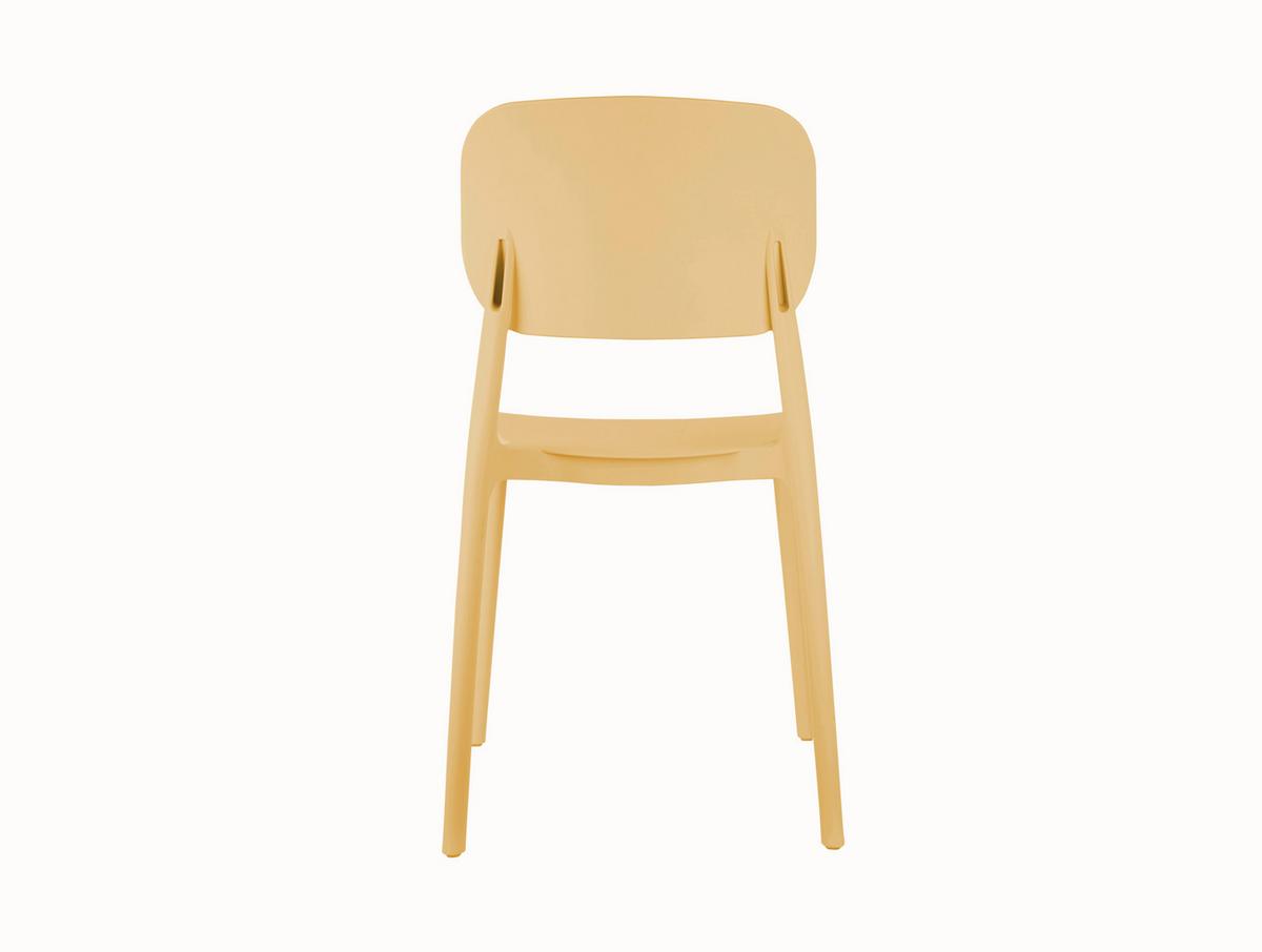 KRZESŁO DINING CHAIR CHEER - beżowy, Basics, tworzywo sztuczne (49/81,5/42cm) - Leitmotiv