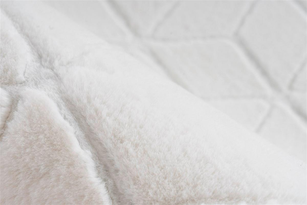 TEPPICH VIVICA 125 WEIß - Weiss, Konventionell, Textil (160cm) - Kayoom