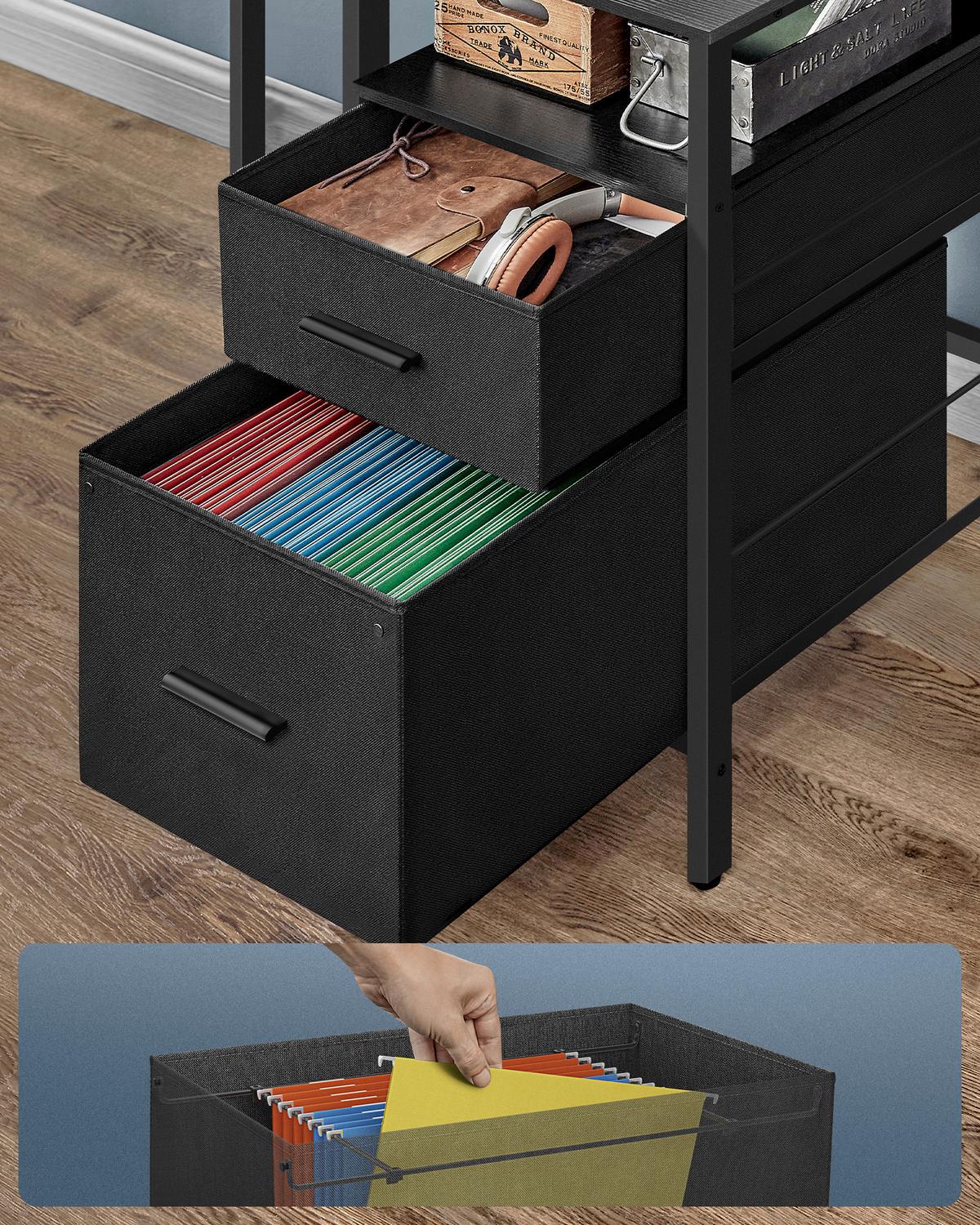 COMPUTERTISCH COMPUTER DESK - Silberfarben/Schwarz, MODERN, Holzwerkstoff/Metall (135/55/89cm) - MID.YOU