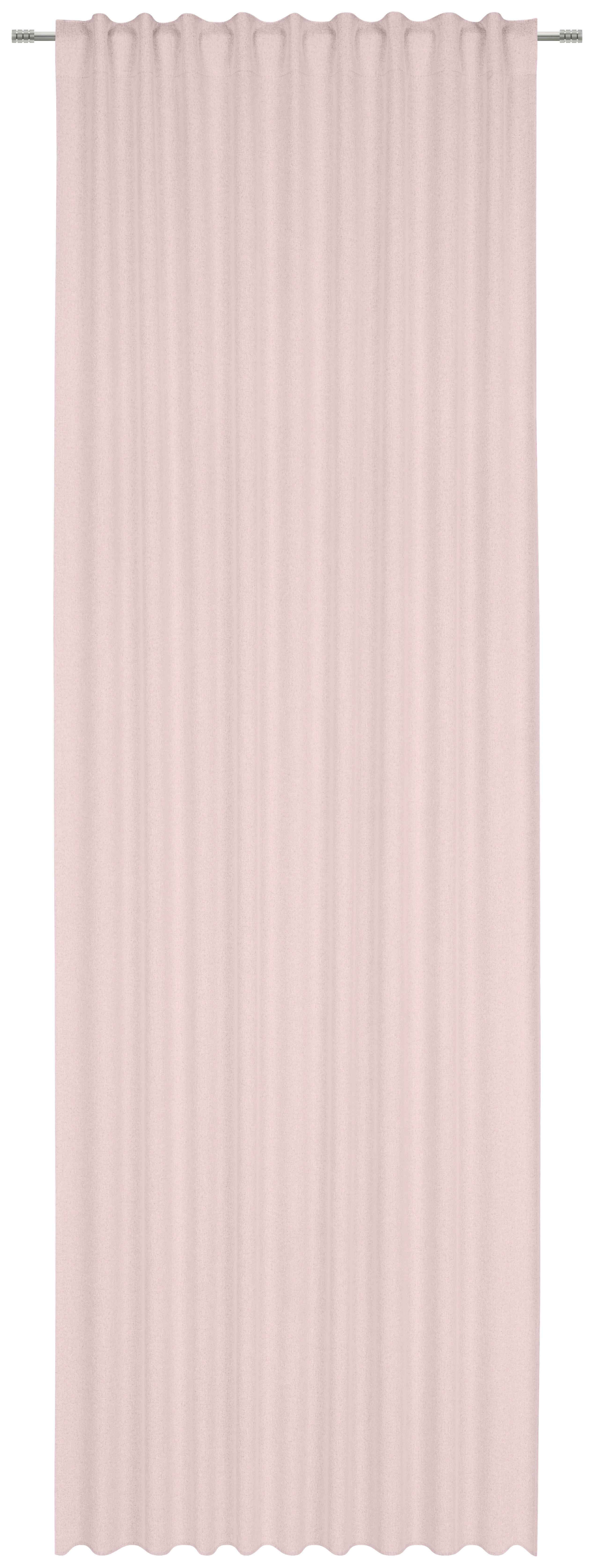 ZASŁONA GOTOWA DUNCAN - różowy, Konventionell, tkanina (135/300cm) - Esposa
