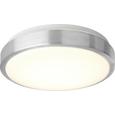 Deckenleuchte Cyber mit Led - Alufarben/Weiß, MODERN, Kunststoff/Metall (33/33/11cm) - Mömax modern living Deckenleuchte Cyber mit Led - Alufarben/Weiß, MODERN, Kunststoff/Metall (33/33/11cm) - Mömax modern living
