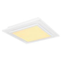LED-Deckenleuchte Murphy Weiß max. 24 Watt - Weiß, Design, Kunststoff/Metall (44,3/44,3/6,3cm) - Globo